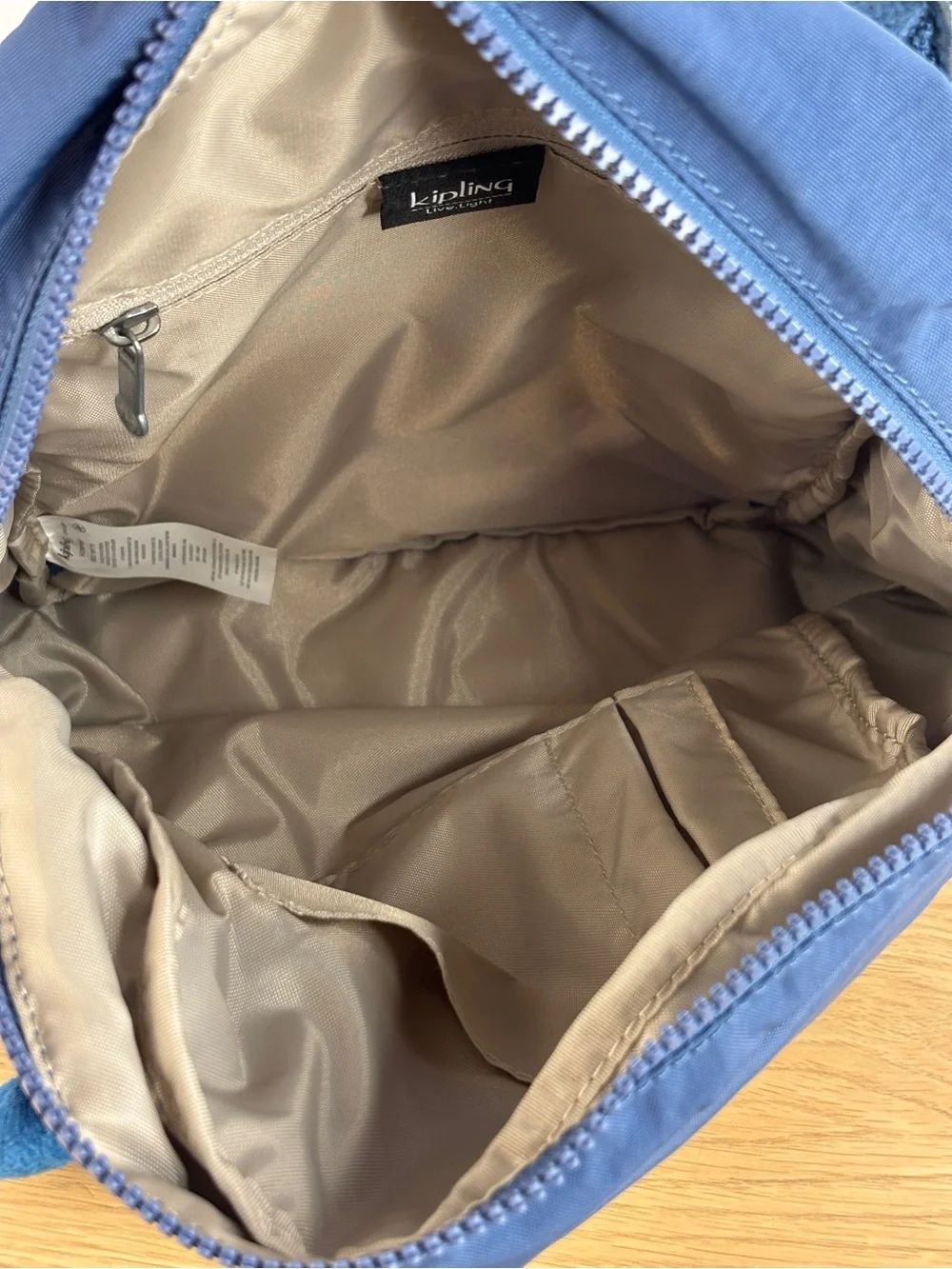 Kipling Blue Ferris Lightweight Water-Resistant Backpack NWT!